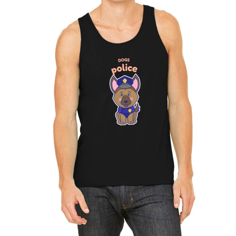 Dog Police Tank Top by KimberlyKeiza | Artistshot