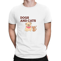 Dogs And Cat T-shirt | Artistshot