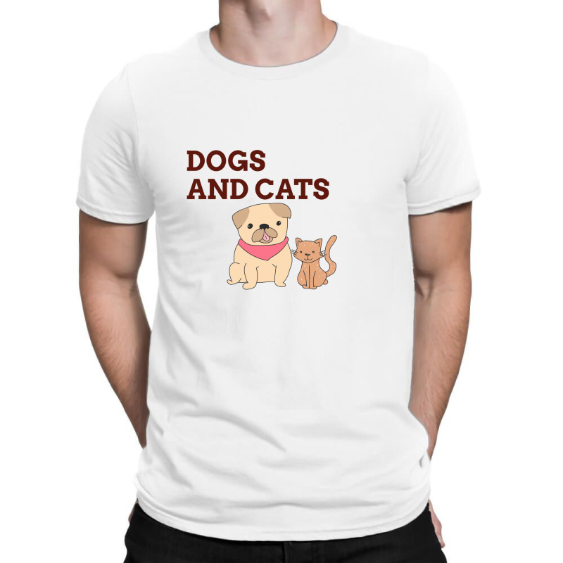 Dogs And Cat T-Shirt by KimberlyKeiza | Artistshot