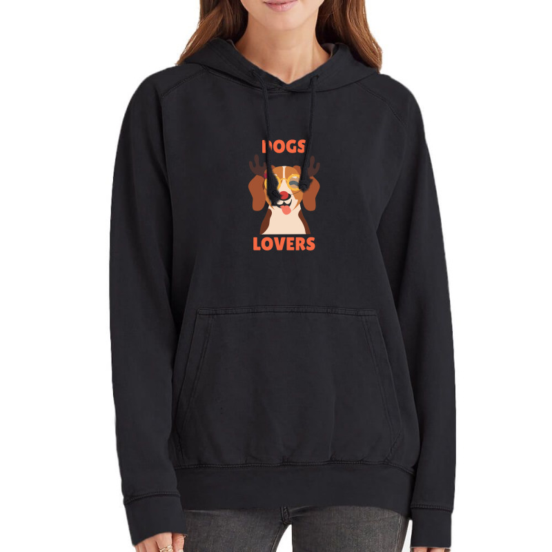 Dogs Vintage Hoodie by KimberlyKeiza | Artistshot