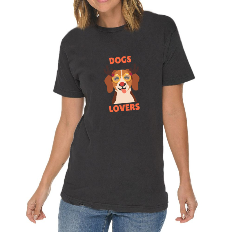 Dogs Vintage T-Shirt by KimberlyKeiza | Artistshot