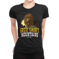 Bear Great Smoky Mountains National Park Bear 239 Forest Ladies Fitted T-shirt | Artistshot