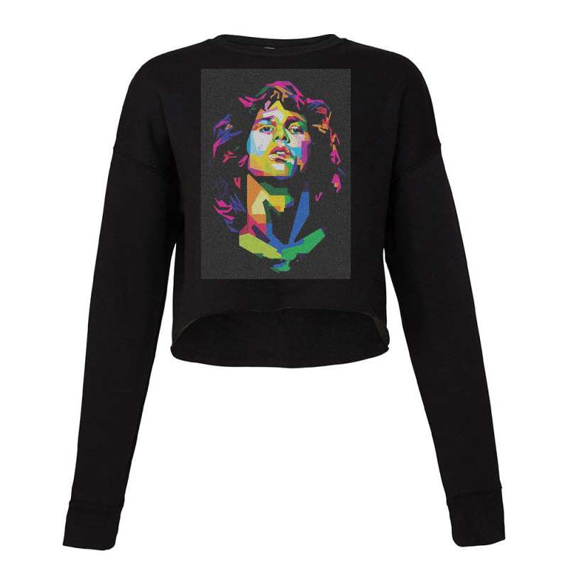 Rock N Roll Music Cropped Sweater by zig street | Artistshot