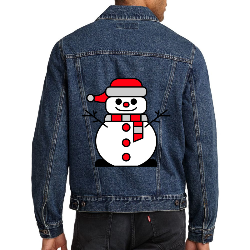 Snowman (2) Men Denim Jacket by KimberlyKeiza | Artistshot