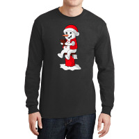 Snowman Reading Book Long Sleeve Shirts | Artistshot