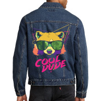 Bear Funny Fox Bear Nature Lover 557 Polar Panda Men Denim Jacket | Artistshot