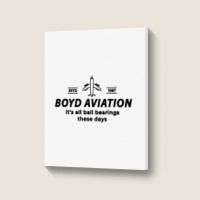 Boyd Aviation Portrait Canvas Print | Artistshot