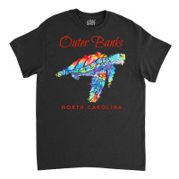 Outer Banks North Carolina Watercolor S T  Shirt Outer Banks North Car Classic T-shirt | Artistshot