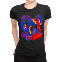 Parrot T  Shirt Birdwatching Macaw Bird Exotic Parrot T  Shirt Ladies Fitted T-shirt | Artistshot