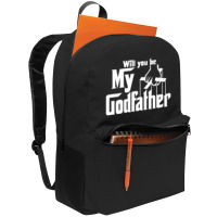 Will You Be My Godfather Backpack | Artistshot