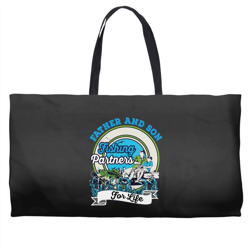 Father And Son Fishing Partners For Life Weekender Totes | Artistshot