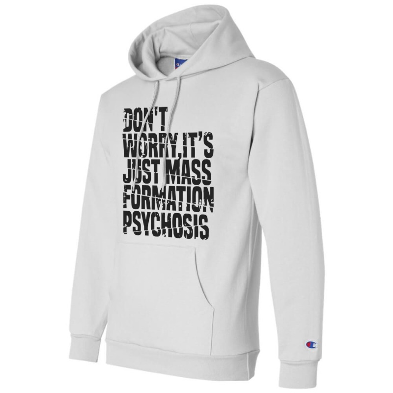 Don't Worry ,it's Just Mass Formation Psychosis Champion Hoodie by kemi link | Artistshot