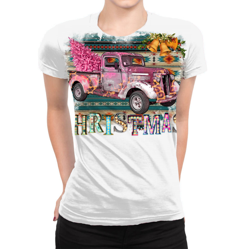 Funky Christmas Truck All Over Women's T-shirt | Artistshot
