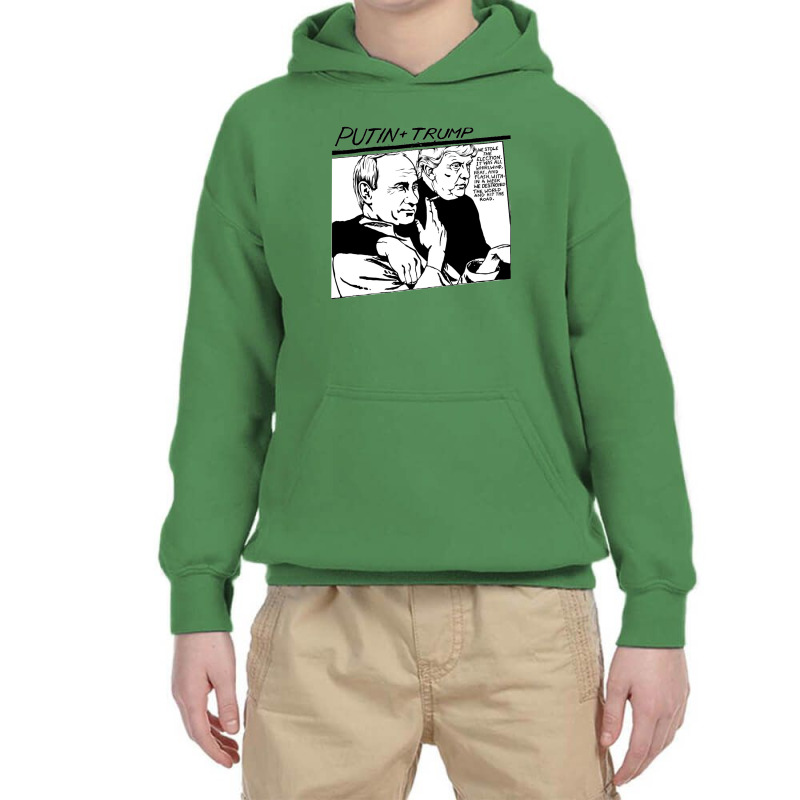 Putin Trump Original Goo Parody Youth Hoodie by wardiyatre | Artistshot