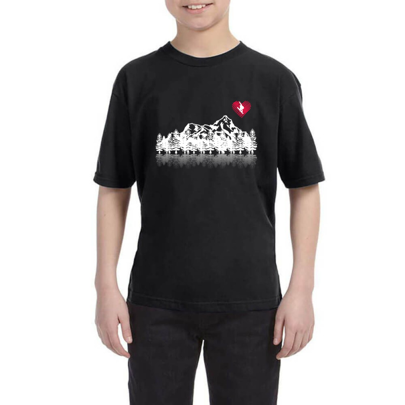 Skiing Forest Youth Tee | Artistshot