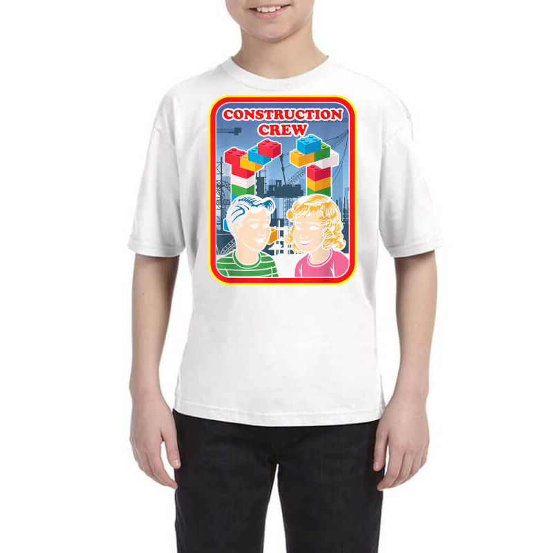 Construction Crew Master Builder Engineer Building Blocks T Shirt Youth Tee | Artistshot