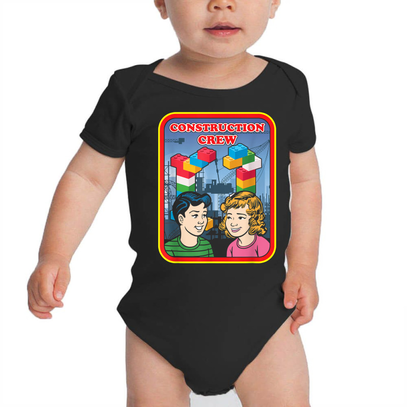 Construction Crew Master Builder Engineer Building Blocks T Shirt Baby Bodysuit | Artistshot