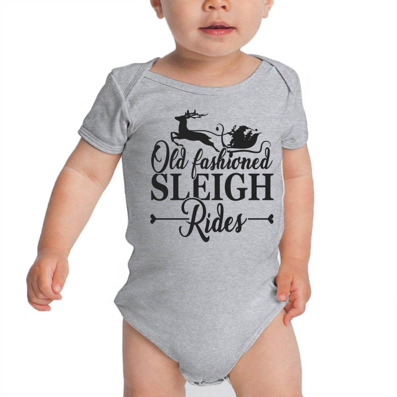 Sleigh Rides Baby Bodysuit by Chiks | Artistshot