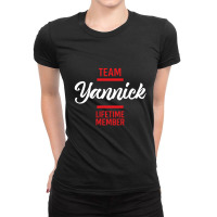 Name Yannick - Family Name Gift Ladies Fitted T-shirt | Artistshot