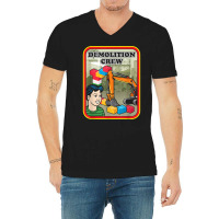 Demolition Crew Engineer Master Builder Building Blocks T Shirt V-neck Tee | Artistshot