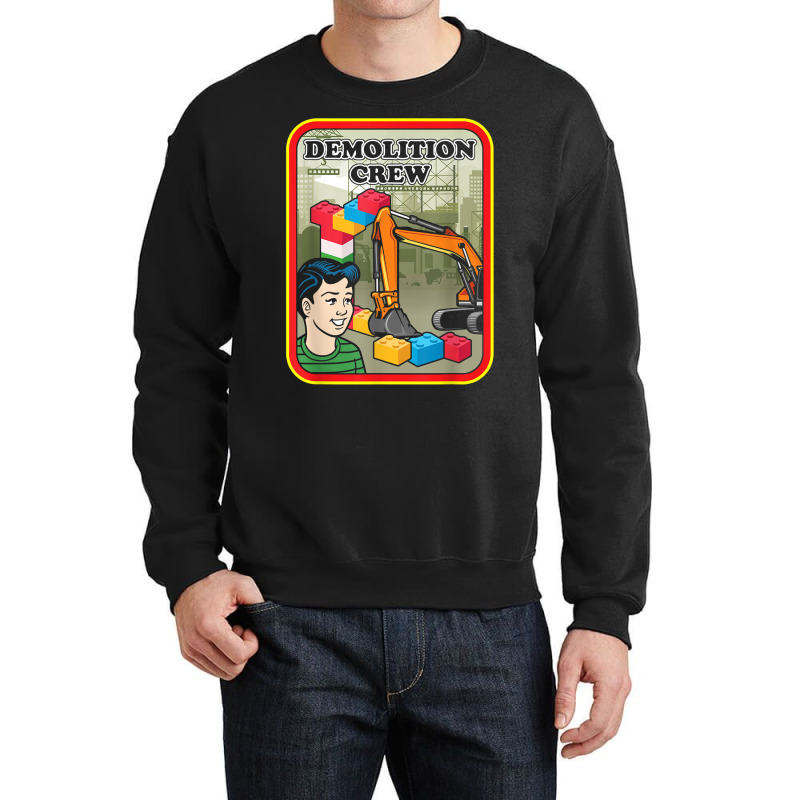 Demolition Crew Engineer Master Builder Building Blocks T Shirt Crewneck Sweatshirt | Artistshot