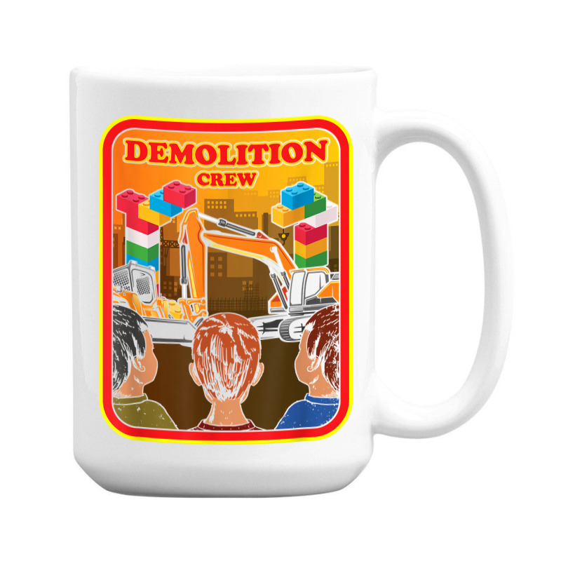 Demolition Crew Master Builder Engineer Building Blocks T Shirt 15 Oz Coffee Mug | Artistshot