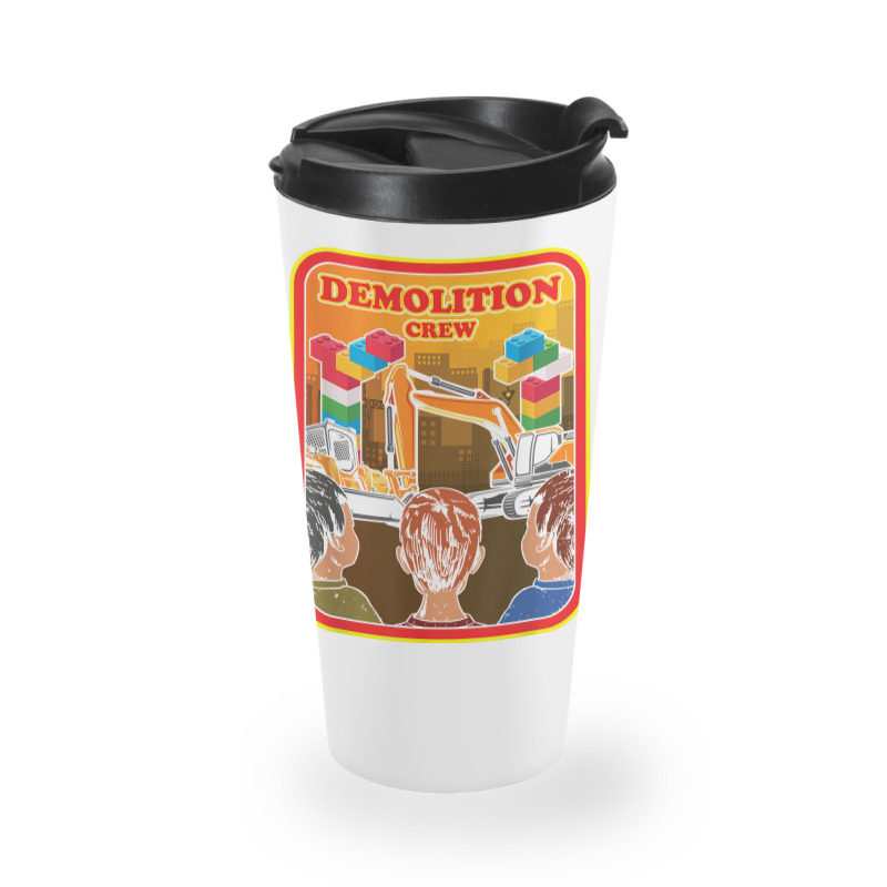 Demolition Crew Master Builder Engineer Building Blocks T Shirt Travel Mug | Artistshot