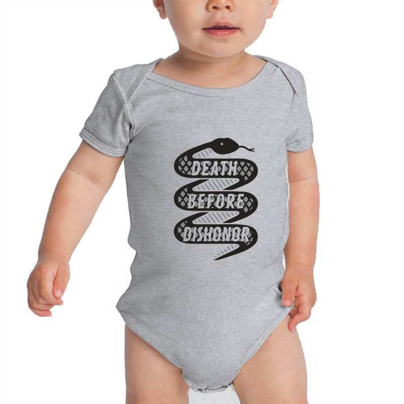 Death Before Dishonor   Marines Baby Bodysuit by ehpproduk | Artistshot