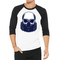 Gas Mask Skull 3/4 Sleeve Shirt | Artistshot