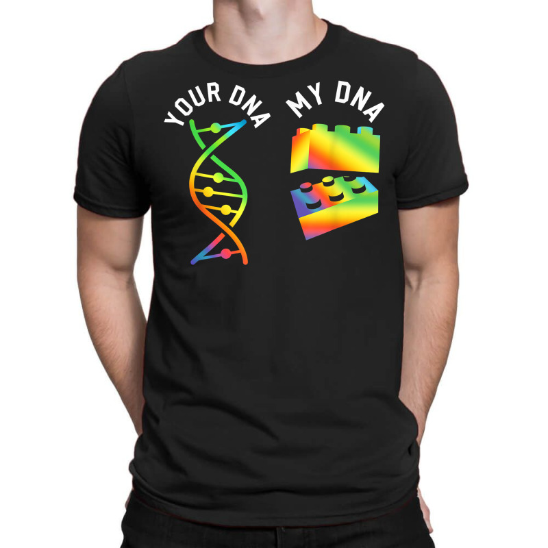 Master Builder Dna Engineer Construction Building Blocks T Shirt T-shirt | Artistshot