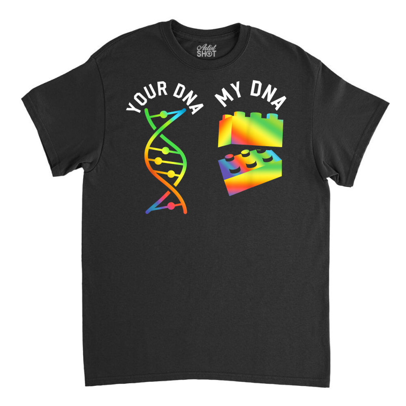 Master Builder Dna Engineer Construction Building Blocks T Shirt Classic T-shirt | Artistshot