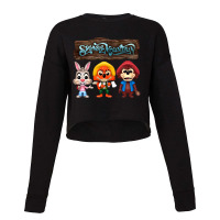 Splash Mountain Action Figure Cropped Sweater | Artistshot