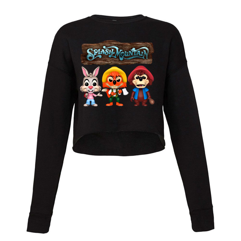 Splash Mountain Action Figure Cropped Sweater | Artistshot