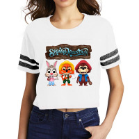 Splash Mountain Action Figure Scorecard Crop Tee | Artistshot