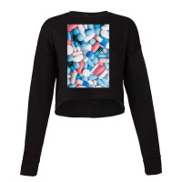 Pattern Of Pills Cropped Sweater | Artistshot