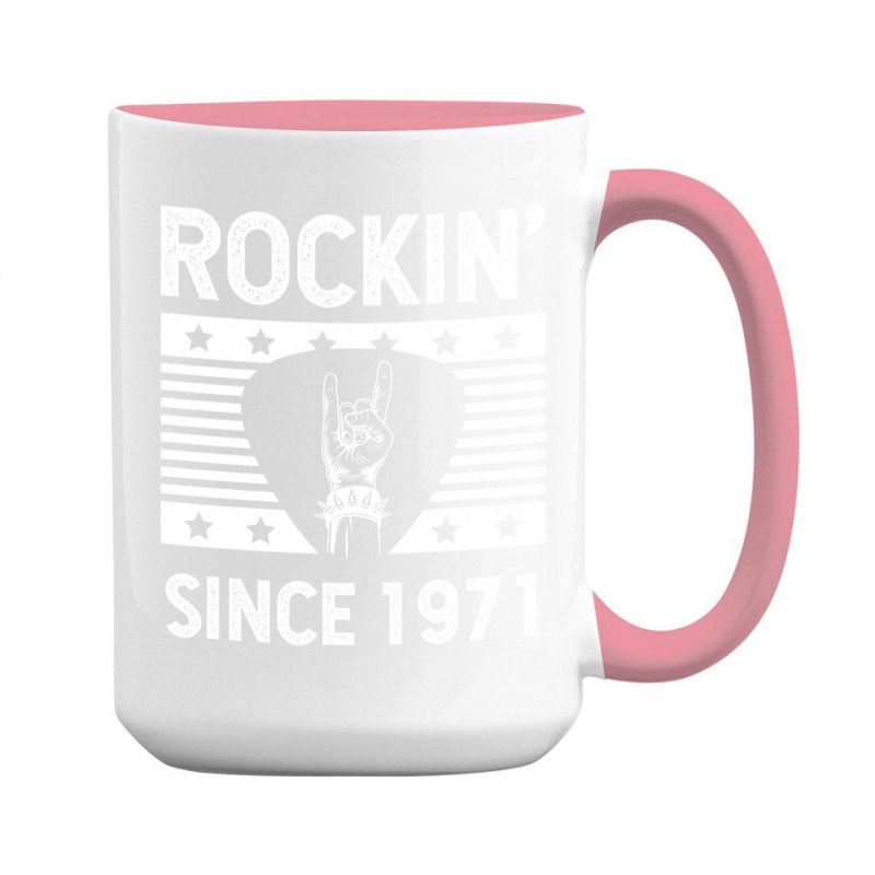 Gift For 49 Year Old: Classic Rock 1971 49th Birthday 15 Oz Coffee Mug | Artistshot