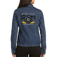 Notre Dame Irish Ladies Denim Jacket | Artistshot