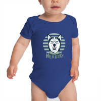 Siberian Husky Dog Nerd Dogs Owner Gift Baby Bodysuit | Artistshot