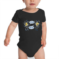 Atom Proton Electron Positive Word Game Baby Bodysuit | Artistshot