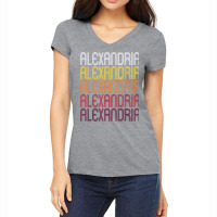 Alexandria, La  Vintage Style Louisiana T Shirt Women's V-neck T-shirt | Artistshot