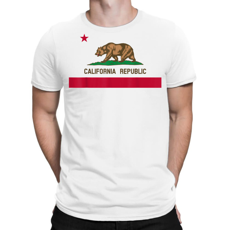 California Republic Flag Patriotic State Travel Usa T Shirt T-Shirt by ebertfran1985 | Artistshot