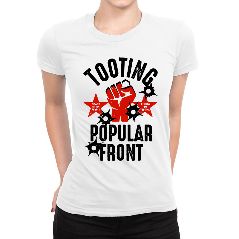 Popular Front Ladies Fitted T-shirt | Artistshot