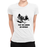 1969 We Landed On Nevada Ladies Fitted T-shirt | Artistshot