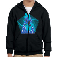 Rooster T  Shirt Screaming Rooster T  Shirt (3) Youth Zipper Hoodie | Artistshot