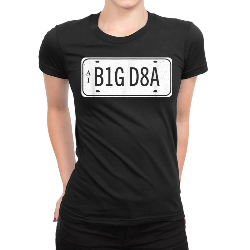 Data Big Number Plate Scientist Analyst Machine Learning T Shirt Ladies Fitted T-Shirt by saldeenshakir | Artistshot