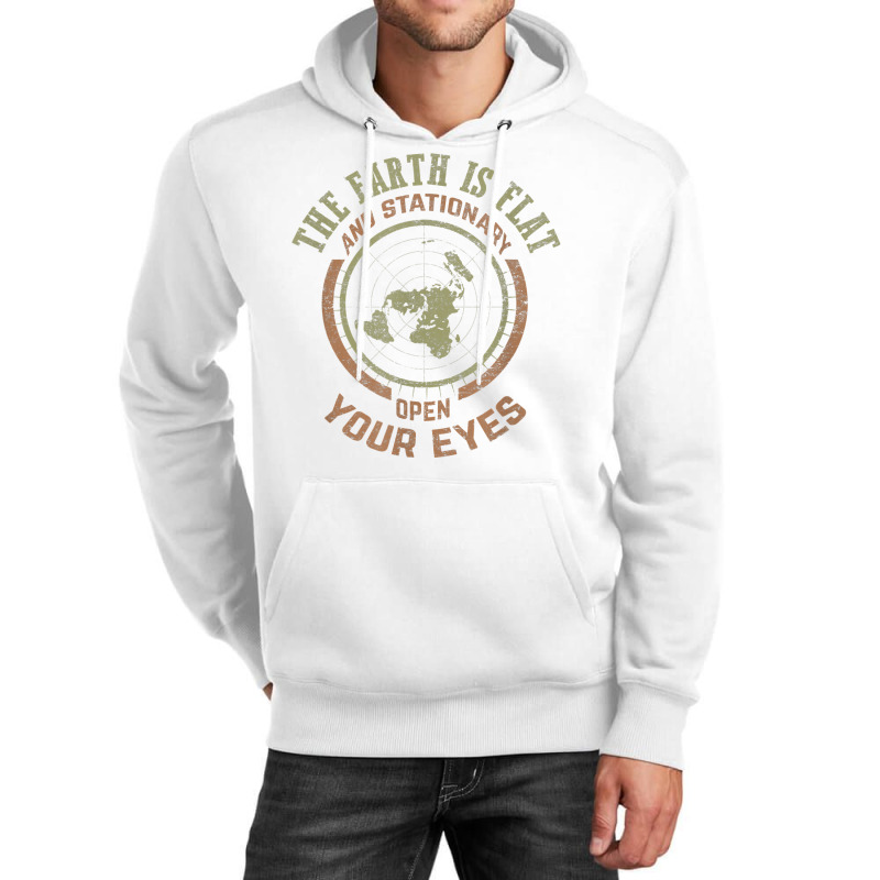 Flat Earth & Stationery Vintage Conspiracy T Shirt Unisex Hoodie by darelychilcoat1989 | Artistshot