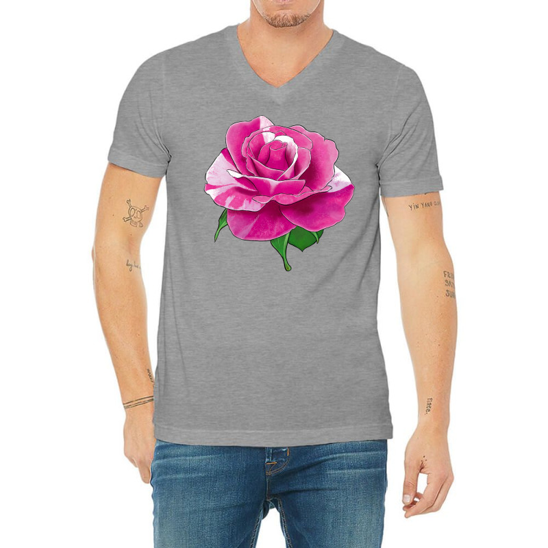 Parade Day Rose V-Neck Tee by LillyAllenDesigns | Artistshot