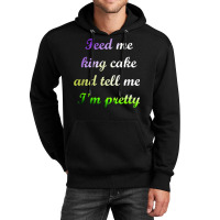 Feed Me King Cake Funny Mardi Gras Tee Shirt Unisex Hoodie | Artistshot