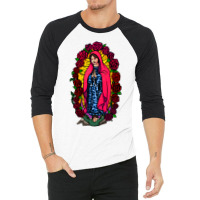 Guadalupe Blessed Virgin Mary T-shirt 3/4 Sleeve Shirt | Artistshot