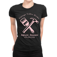 Vintage Vallee Home Renovations Company Hoodie Premium T Shirt Ladies Fitted T-shirt | Artistshot